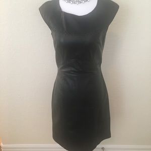 French connection leather dress size 4